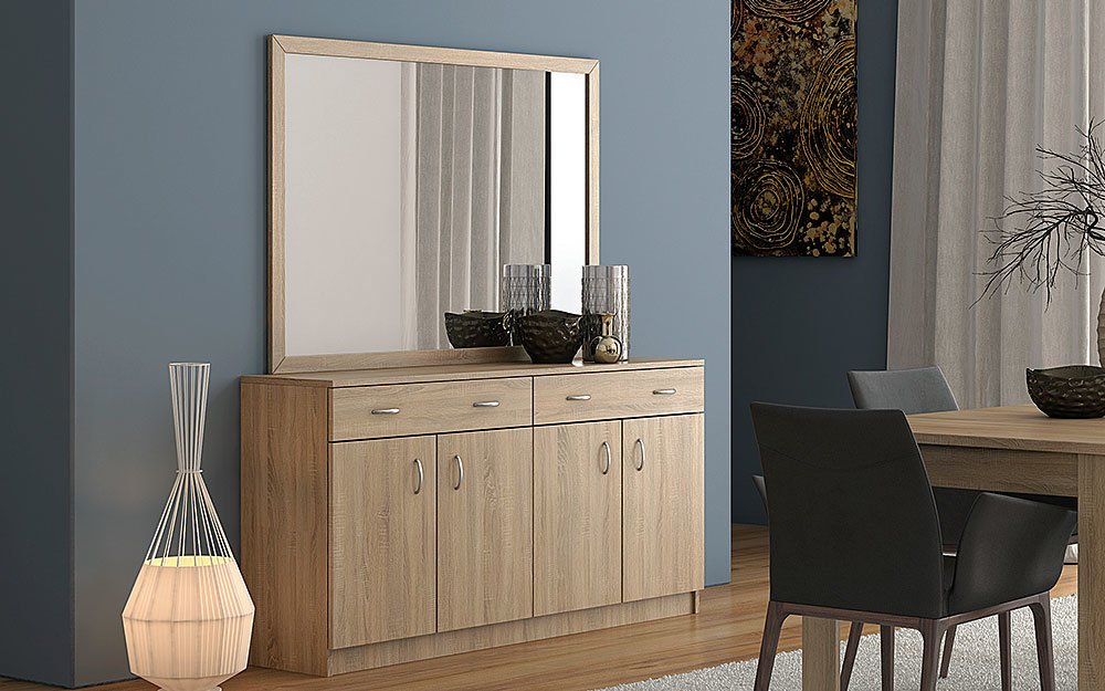 15 082 - Μπουφές με Καθρέφτη Arney 84001