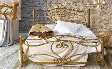 Μεταλλικό Κρεβάτι Milan 82189-56