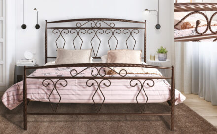 Μεταλλικό Κρεβάτι Nina 82190-62