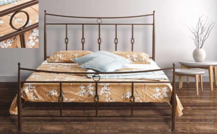 Μεταλλικό Κρεβάτι Justice 82164-32