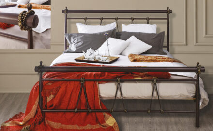 Μεταλλικό Κρεβάτι Luca 82165-34