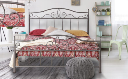 Μεταλλικό Κρεβάτι Lace 82159-60