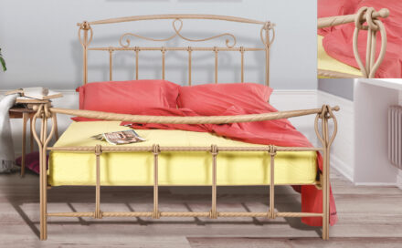 Μεταλλικό Κρεβάτι Paige 82150-84