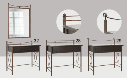 Μεταλλική Τουαλέτα Joan 82193