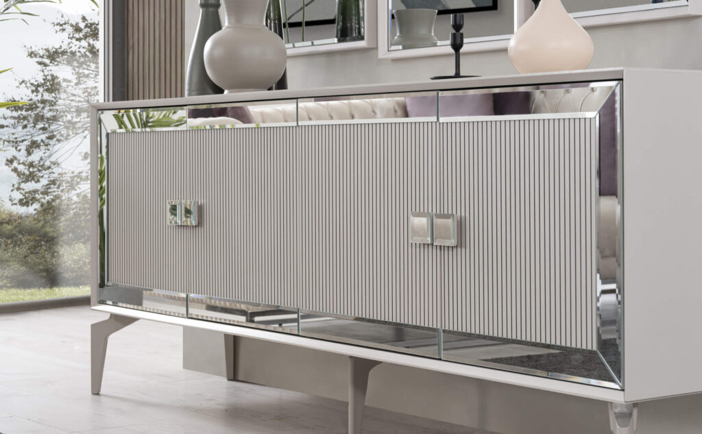 15104 1 1 1024x633 - Μπουφές με καθρέφτες Line Off White 84115