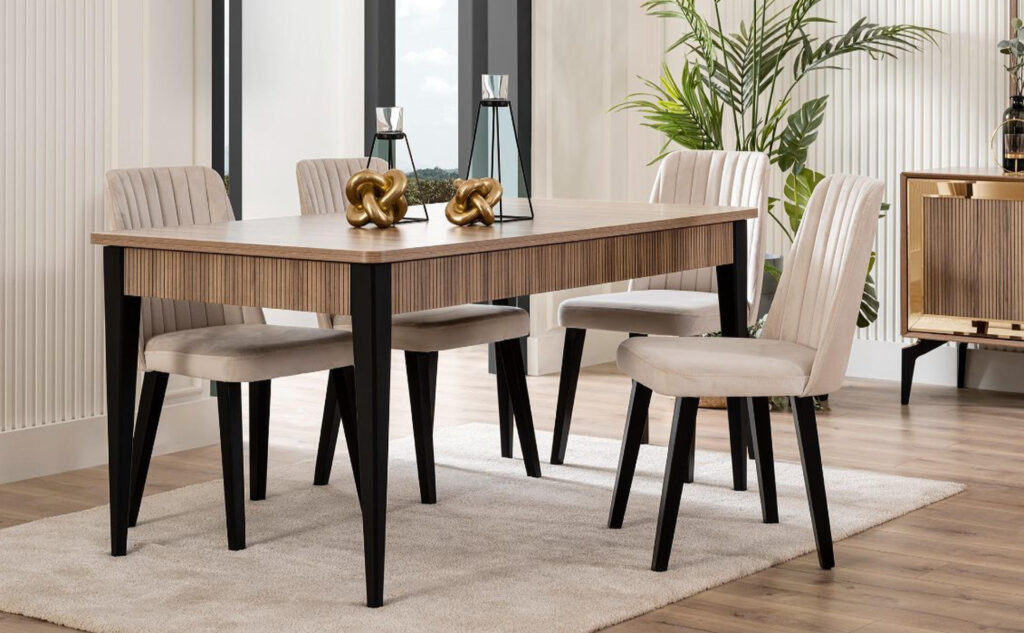 18178 3 1024x633 - Τραπεζαρία Line Straight με Επέκταση 84118