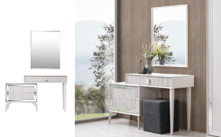 24217 2 440x272 - Συρταριέρα Τουαλέτα με Καθρέφτη Line Off white 82317