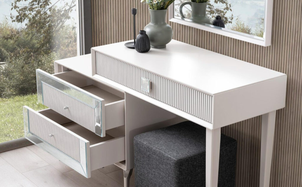 24217 3 1024x633 - Συρταριέρα Τουαλέτα με Καθρέφτη Line Off white 82317