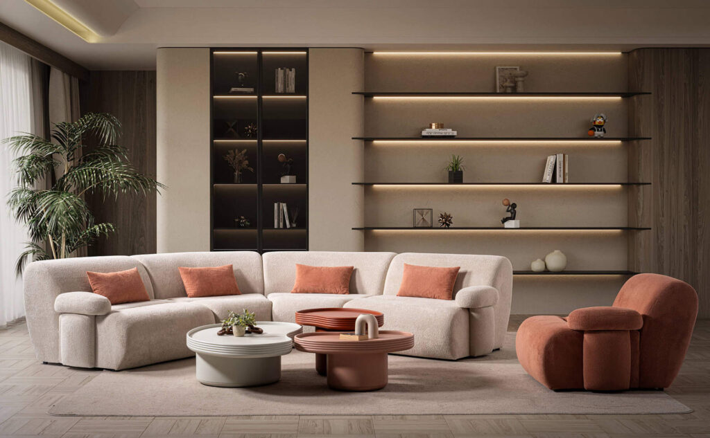 14296 3 1024x633 - Σετ Τραπεζάκια Σαλονιού Kidney 81221