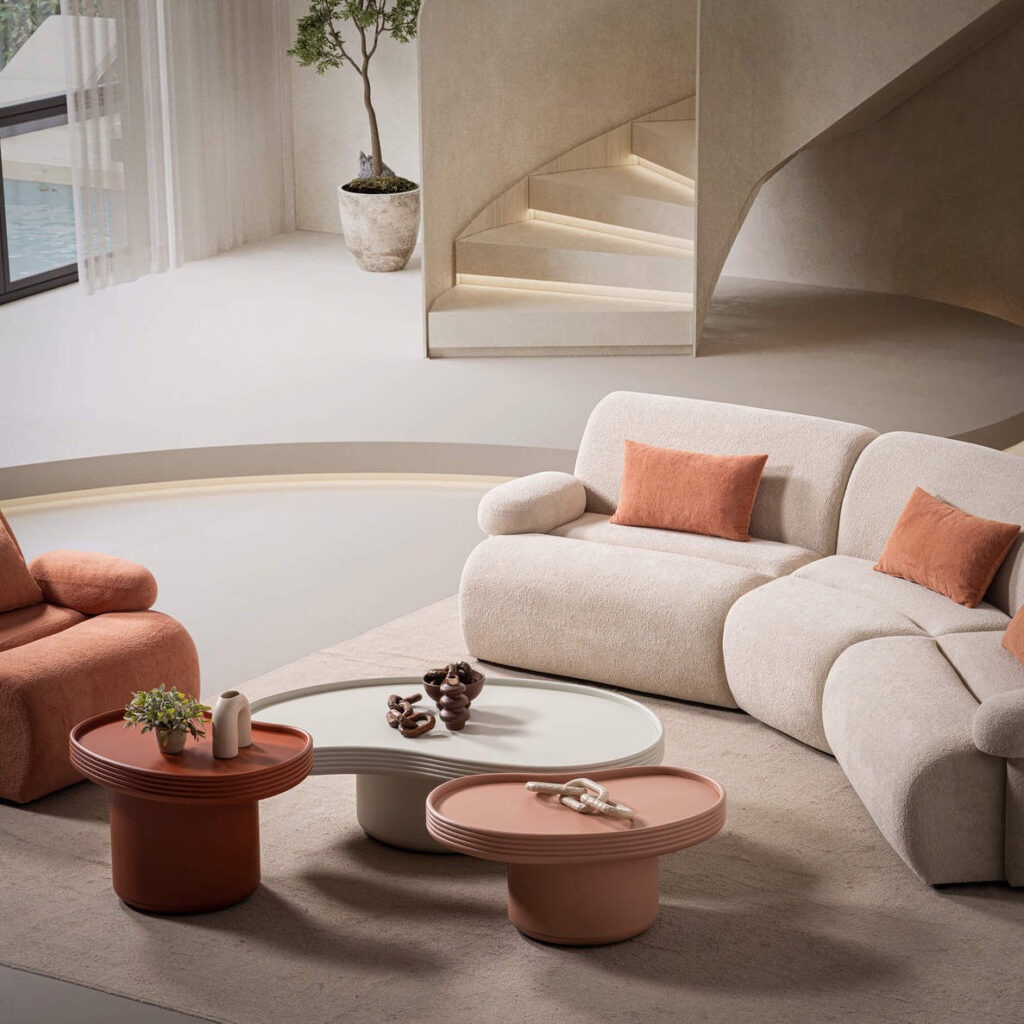 14296 5 1024x1024 - Σετ Τραπεζάκια Σαλονιού Kidney 81221