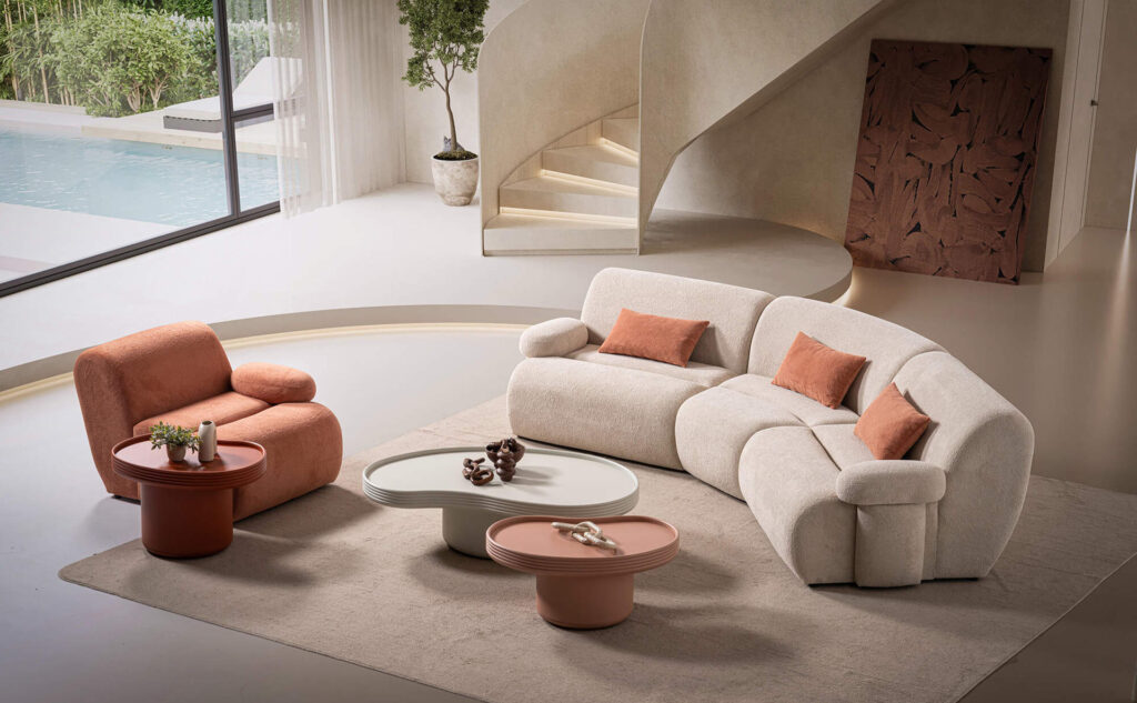 14296 6 1024x633 - Σετ Τραπεζάκια Σαλονιού Kidney 81221